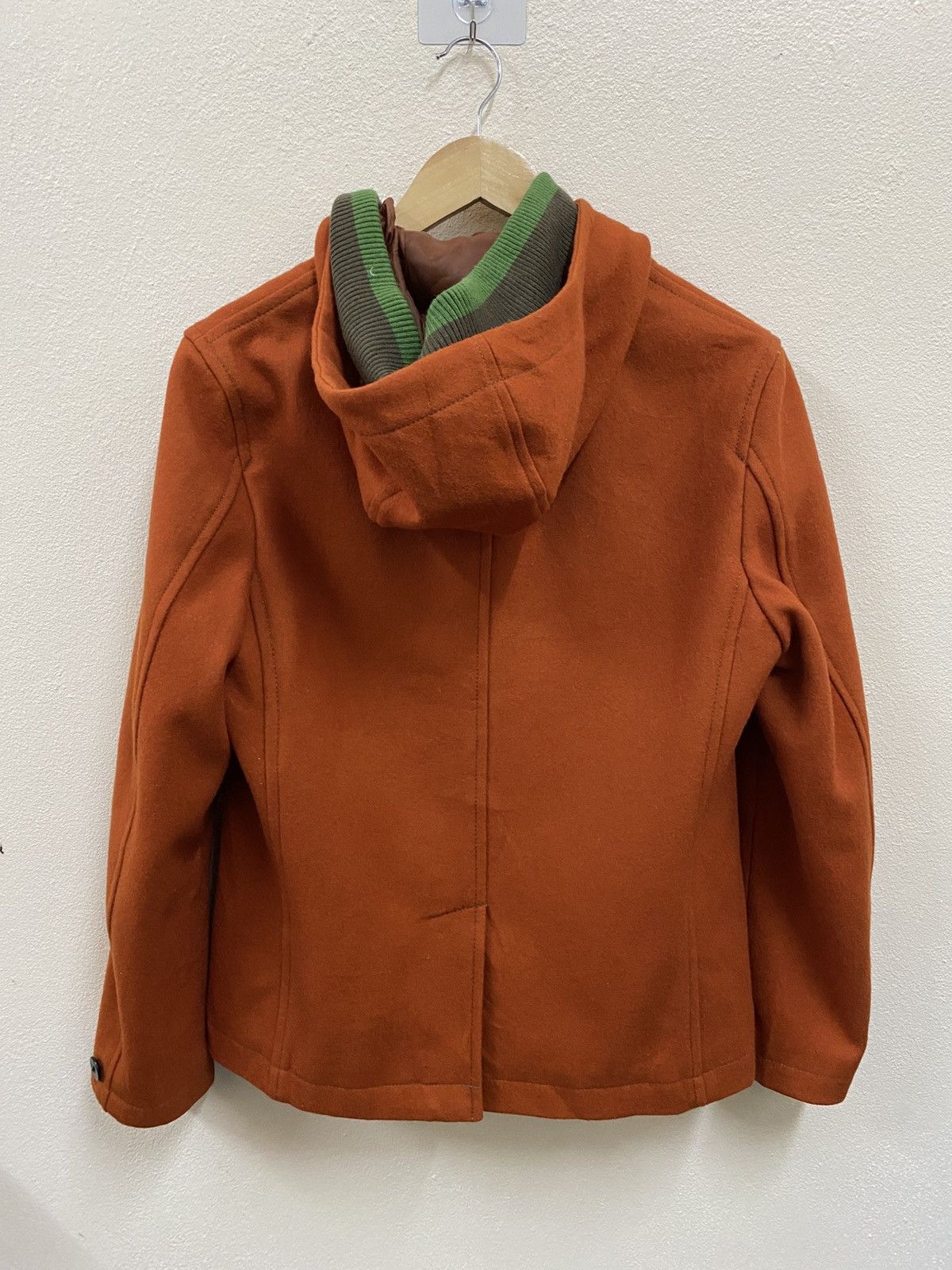 Issey Miyake Frabois Wool Duffle Coat Jacket Hoodie Size M / US 6-8 / IT 42-44 - 2 Thumbnail