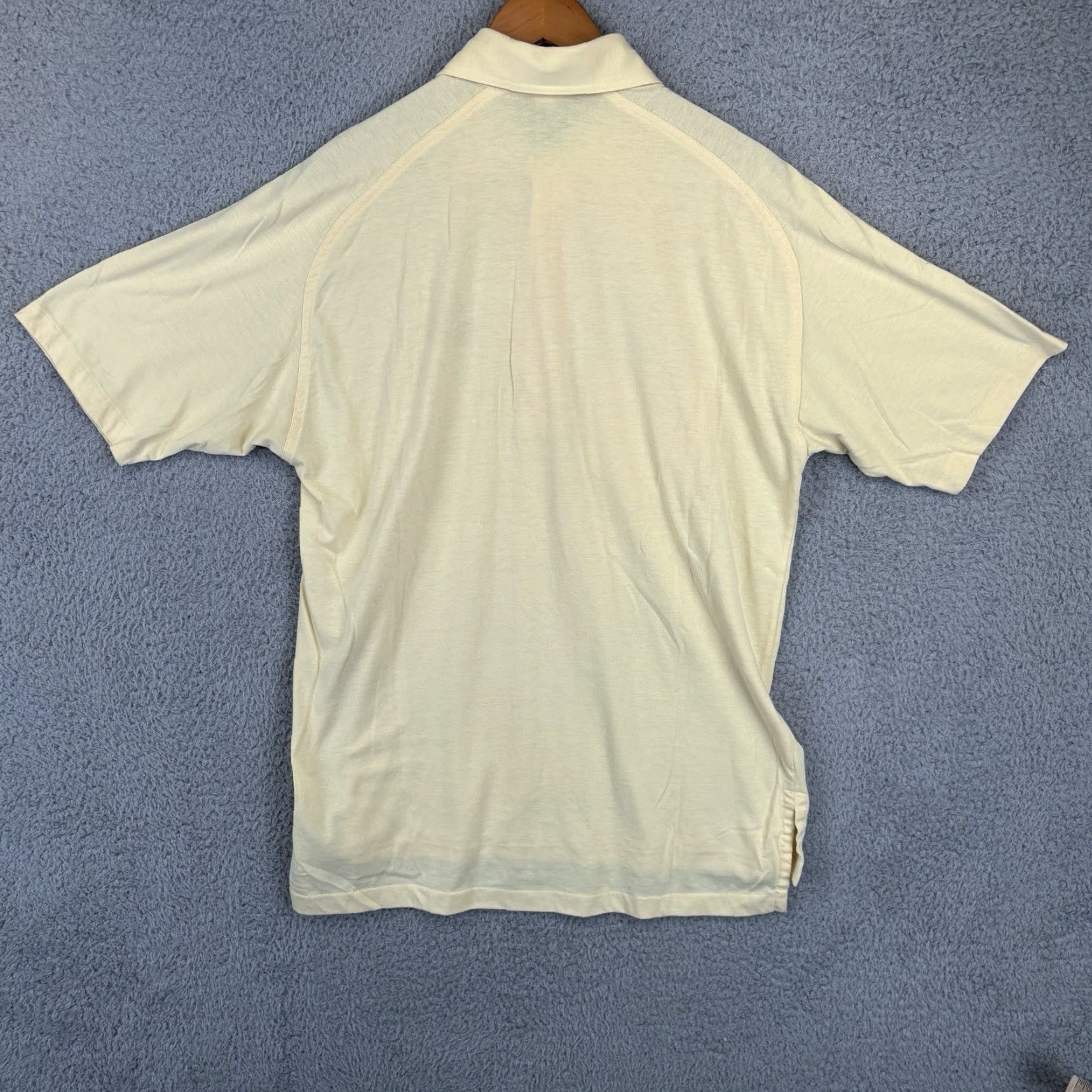 Izod VINTAGE IZOD Polo Shirt Mens Large Yellow 1989 PGA Championship Kemper Lakes Shirt Size US L / EU 52-54 / 3 - 6 Thumbnail