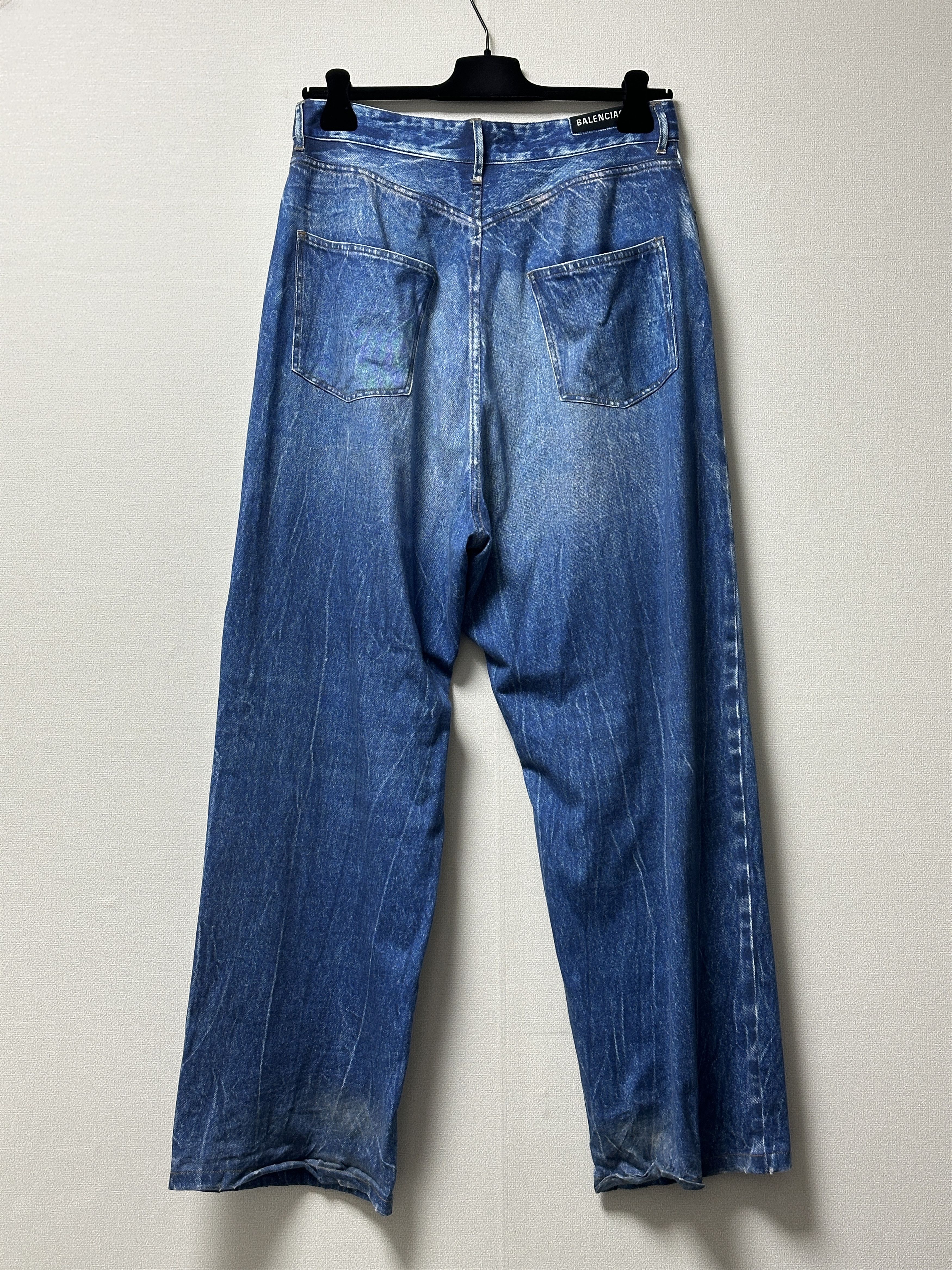 Balenciaga Balenciaga Trompe l'oeil Sweatpants / Jeans Size US 32 / EU 48 - 2 Thumbnail