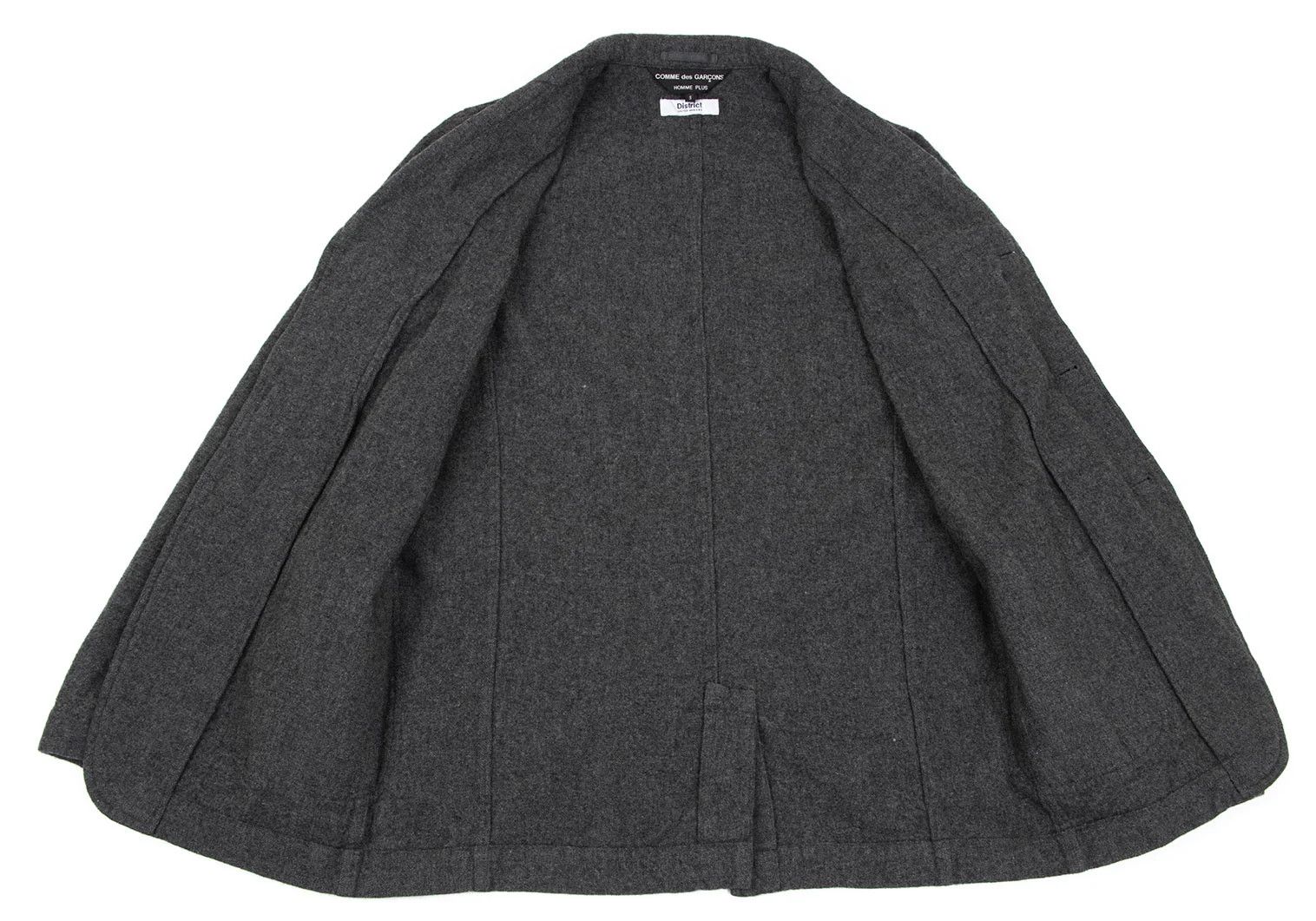 Comme des Garcons Homme Plus Wool-Blend Patch Pocket Jacket in Gray Size S Size US S / EU 44-46 / 1 - 12 Thumbnail
