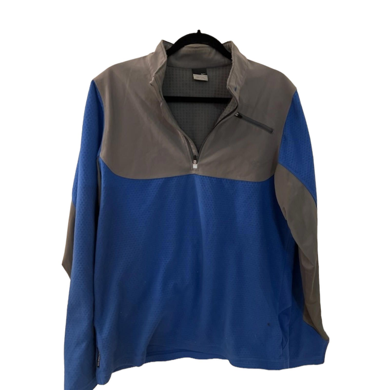 Nike Nike Thermal Fleece Pullover SweatshirtZip Blue Gray L Size US L / EU 52-54 / 3 - 1 Thumbnail