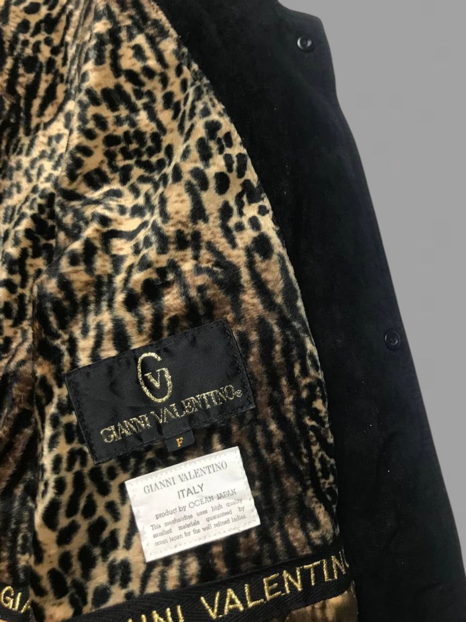Gianni Valentino × Leather × Valentino Gianni Valentino Leopard Lined Pigskin Suede Coat Size ONE SIZE - 11 Thumbnail