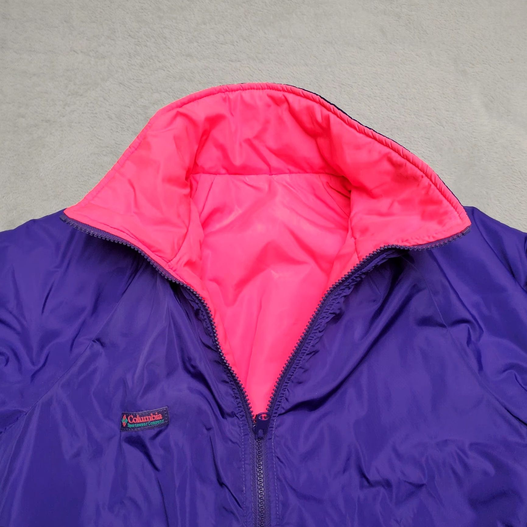Vintage Columbia Jacket Womens Large Purple Pink Reversible Snowboard Ski Winter Size L / US 10 / IT 46 - 6 Thumbnail