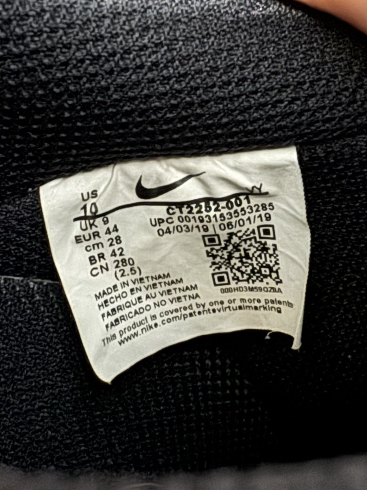 Nike Size 10 Nike Air Force 1 Black Metallic Gold Swoosh Pack Size US 10 / EU 43 - 8 Thumbnail