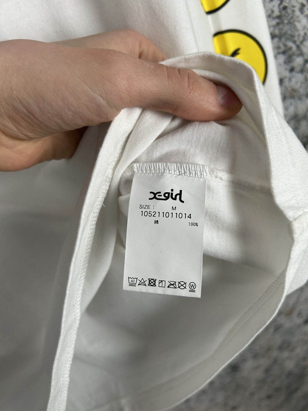 Market Chinatown Market x X-Girl Smiley Longsleeve Streetwear Hype Size US M / EU 48-50 / 2 - 8 Thumbnail