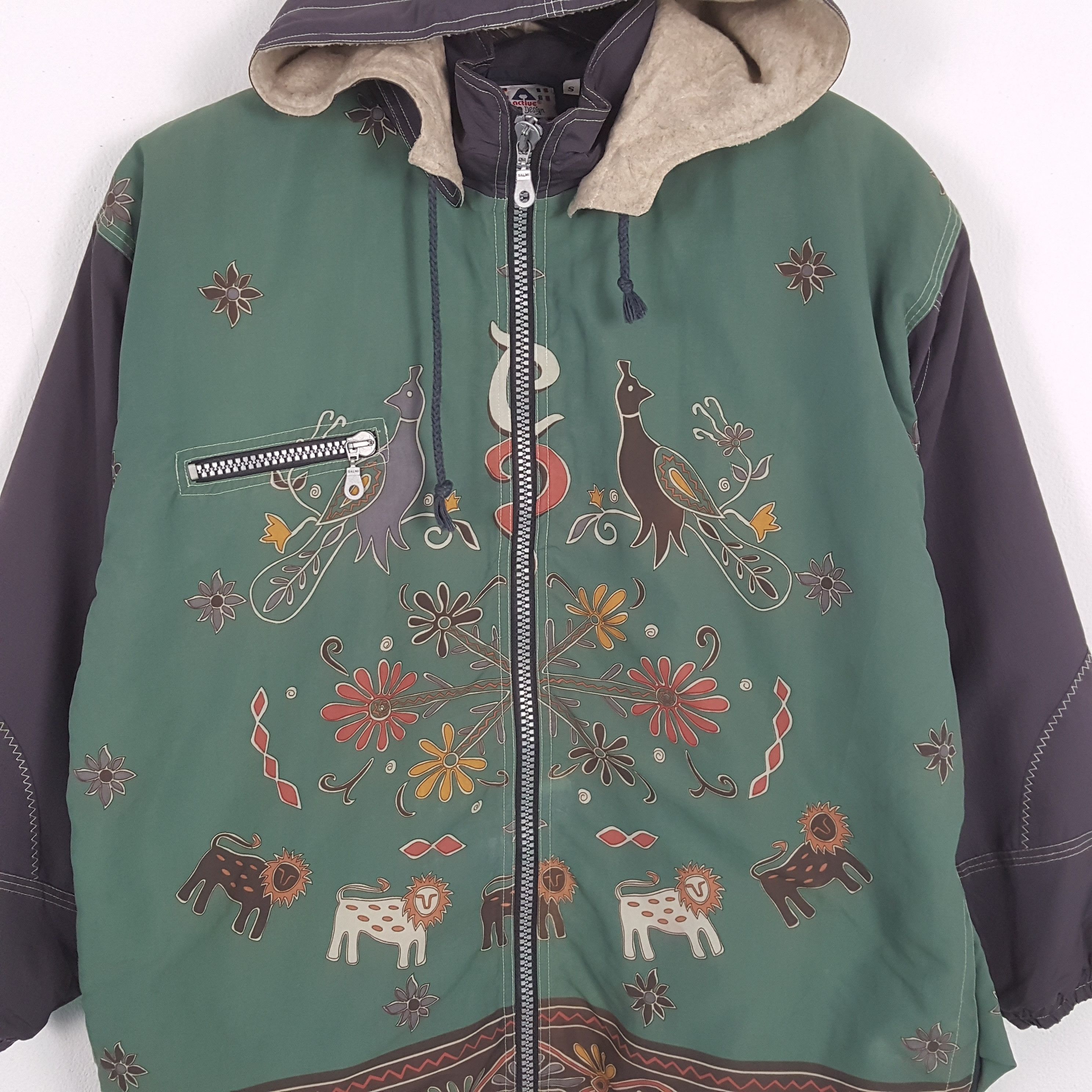 Vintage ART Design Style Streetwear Jacket Size US XL / EU 56 / 4 - 2 Thumbnail