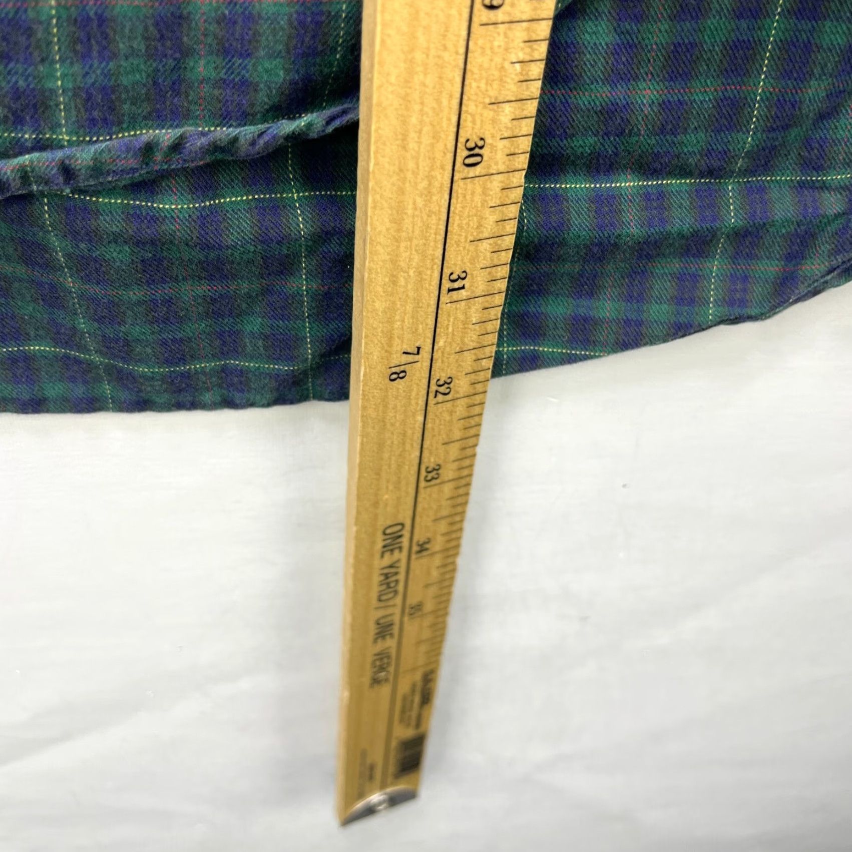 Tommy Hilfiger Vintage Tommy Hilfiger Button-Up Plaid Short Sleeve Shirt Large Mens Green Size US L / EU 52-54 / 3 - 7 Thumbnail