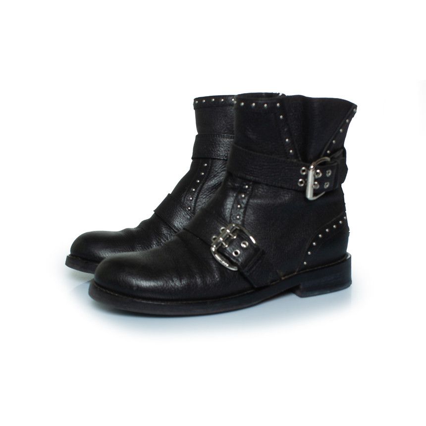 Jimmy Choo Jimmy Choo, Blyss leather ankle boots with studs Size US 6 / IT 36 - 1 Thumbnail