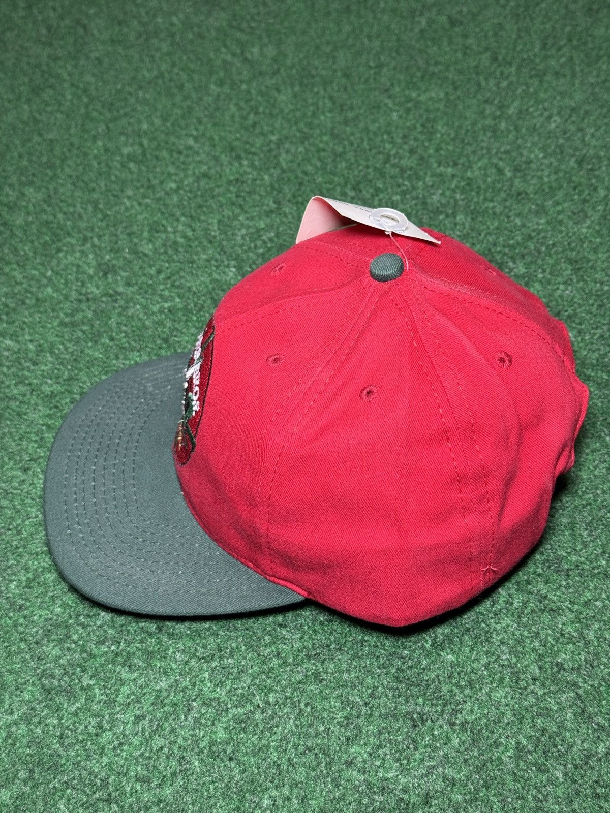 Warner Bros Vintage Warner Bros Looney Tunes Bugs Bunny 90s Cap Hat Size ONE SIZE - 4 Thumbnail