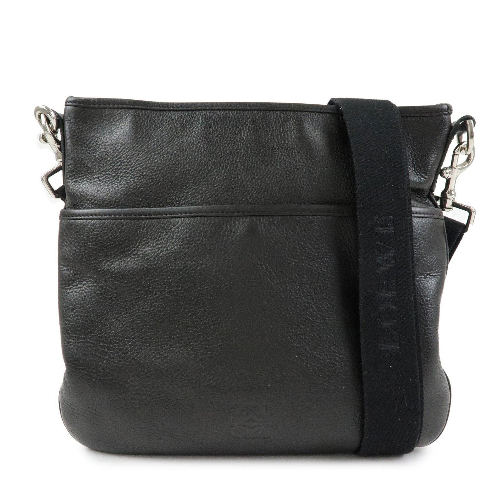 Loewe Loewe Anagram Leather Crossbody Bag Black Size ONE SIZE - 1 Thumbnail