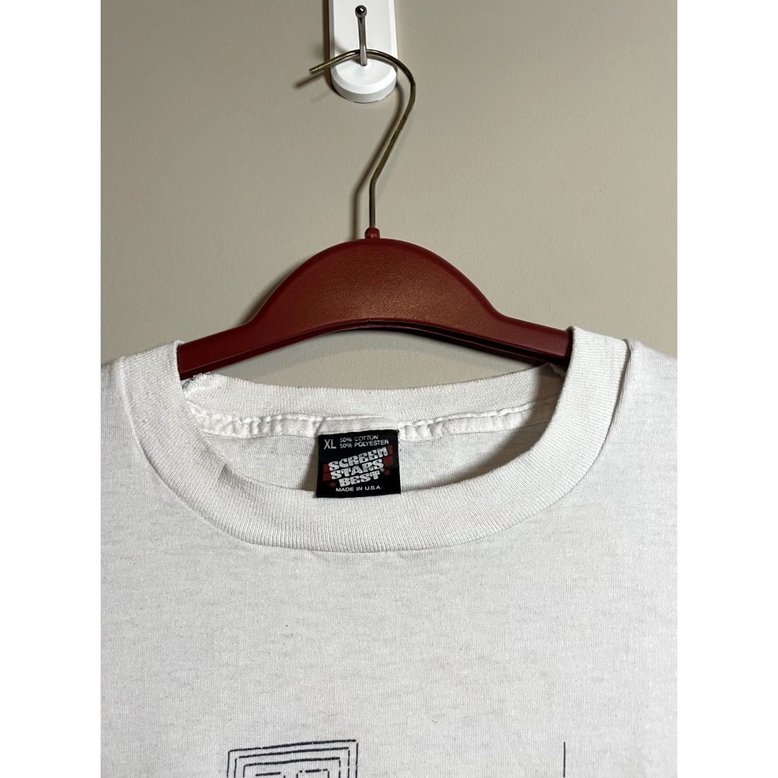 Vintage VINTAGE Stitch Cartoon T-Shirt White XL Men Regular Single Stitch Size XL - 22in Pit to Pit 27in Length – D433 Size US XL / EU 56 / 4 - 3 Thumbnail