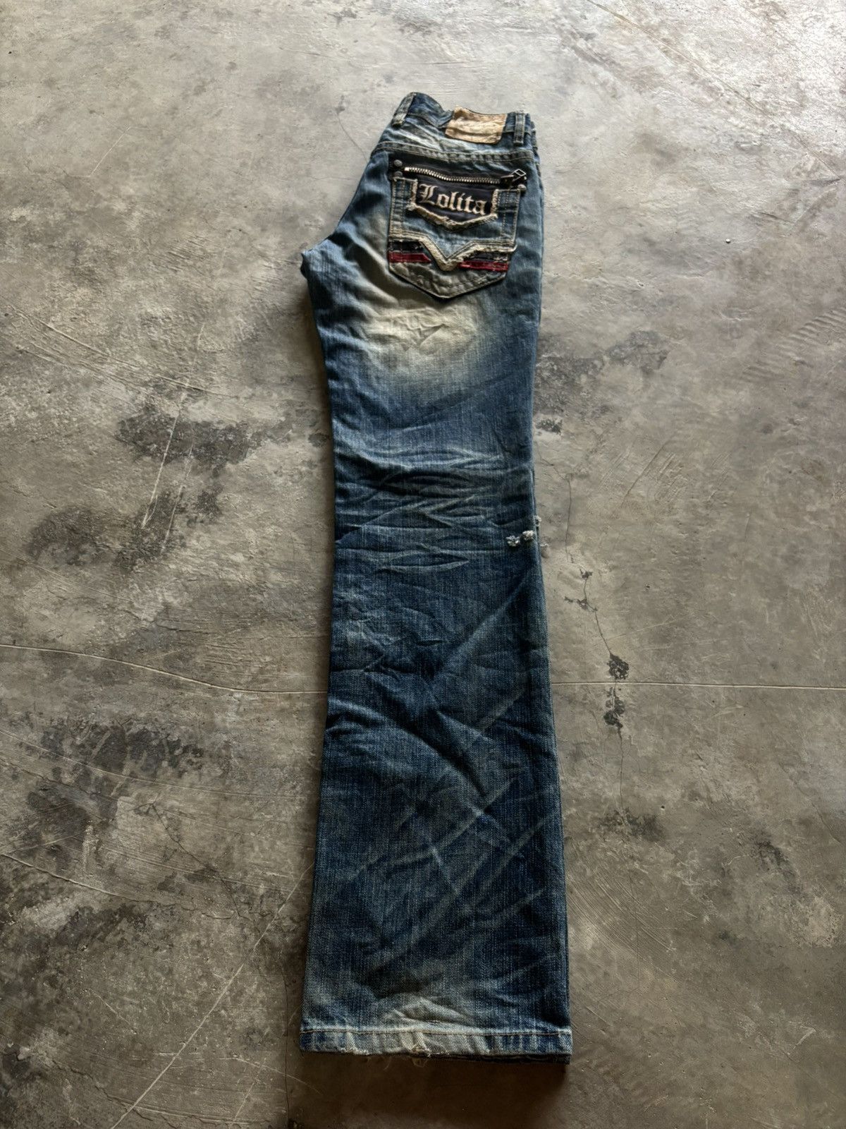 If Six Was Nine LOLITA rusty washed mudmax japanese jeans distressed style Size US 30 / EU 46 - 19 Thumbnail