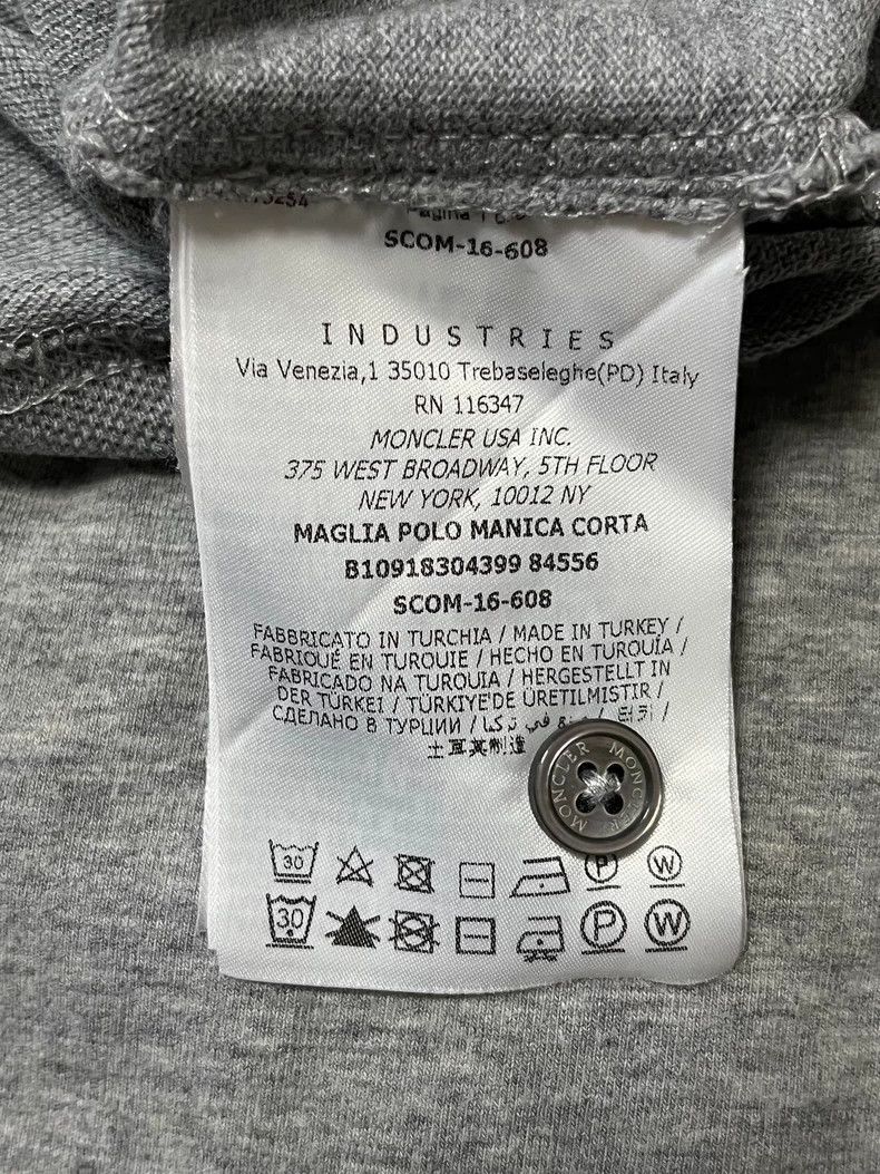 Moncler Moncler Moncler Men's Gray Short Sleeve Polo Shirt-2506 Size US S / EU 44-46 / 1 - 8 Thumbnail