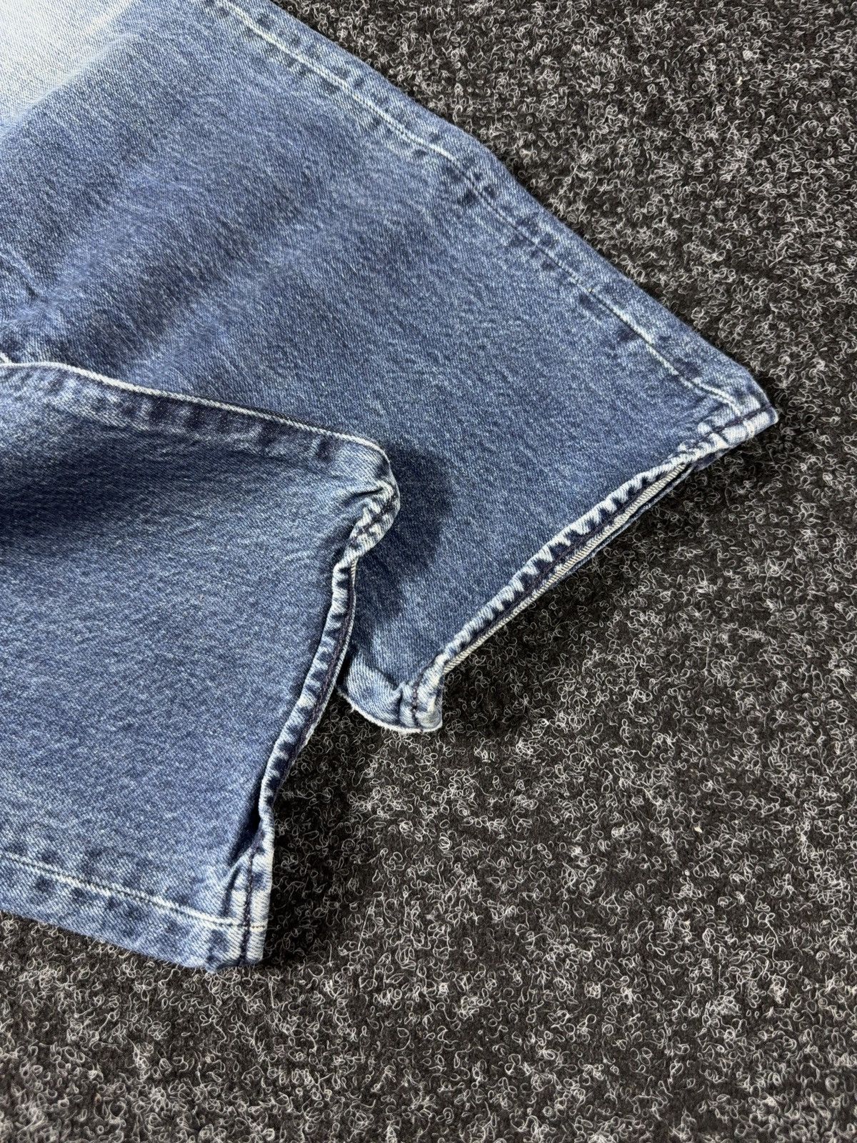 Levi's Levi’s 501 Straight Fit Western USA Cowboy Vibe Denim Jeans Size US 30 / EU 46 - 3 Thumbnail