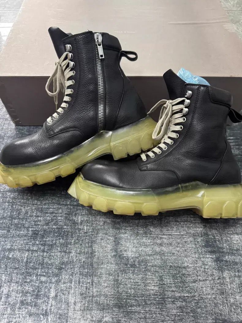 Rick Owens RICK OWENS Transparent Octopus Sole Military Boots Size US 11 / EU 44 - 4 Thumbnail