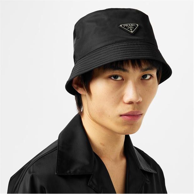 Prada Men'S Plain Nylon Bucket Hat Size ONE SIZE - 2 Thumbnail