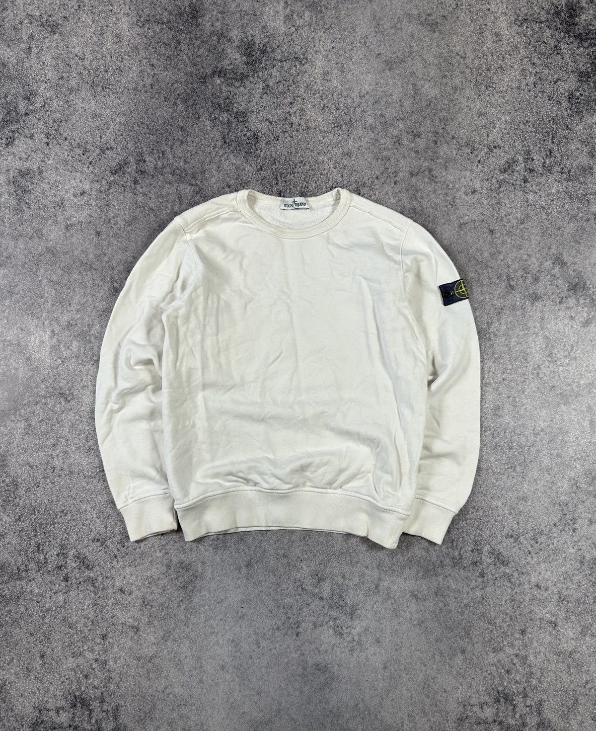 Stone Island Sweatshirt Logo Streetwear Casual Style S Rare