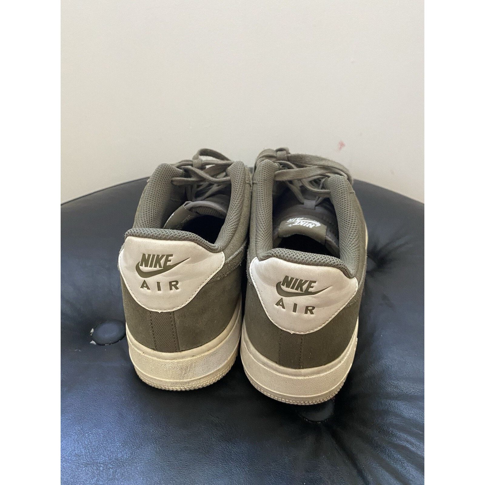 Nike Nike Air Force 1 Suede Size 11.5 Medium Olive/Sail Size US 11.5 / EU 44-45 - 3 Thumbnail