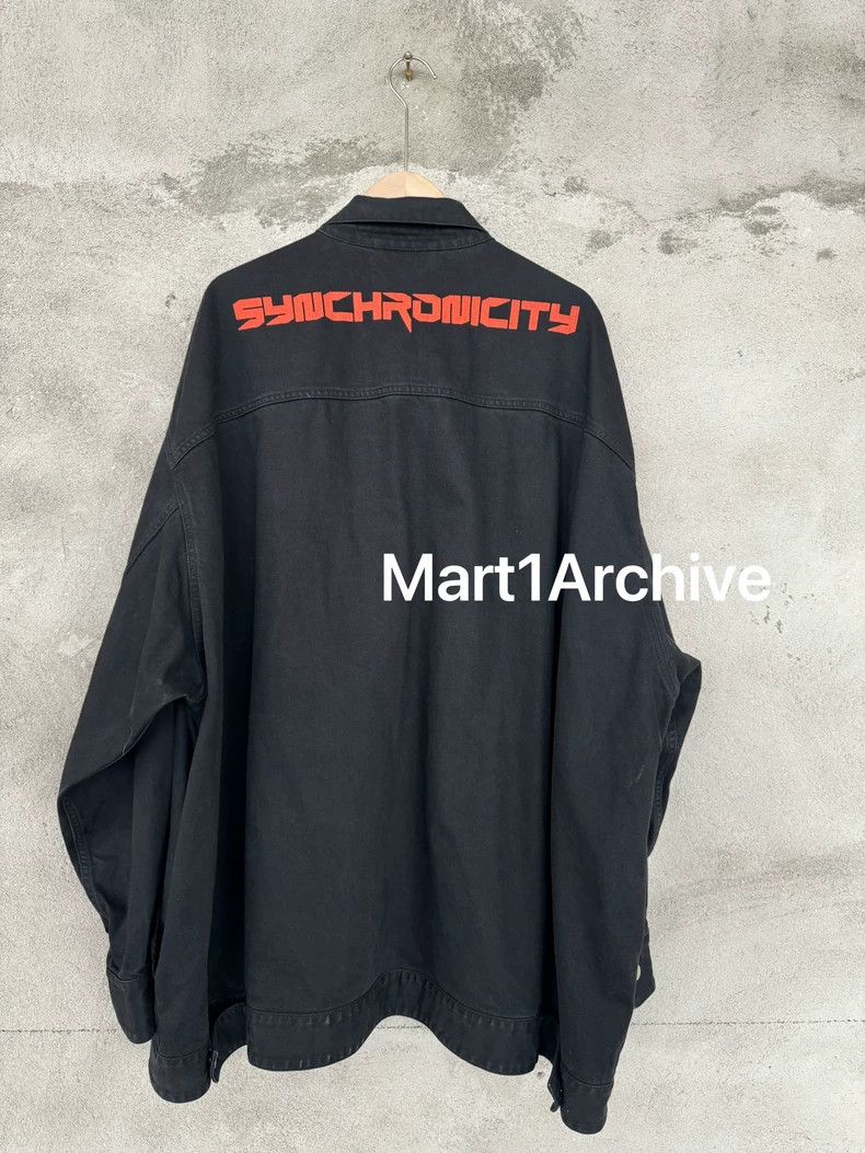 Raf Simons RAF SIMONS Slogan leather tag silhouette jacket 2502-Nextar Size US S / EU 44-46 / 1 - 2 Thumbnail