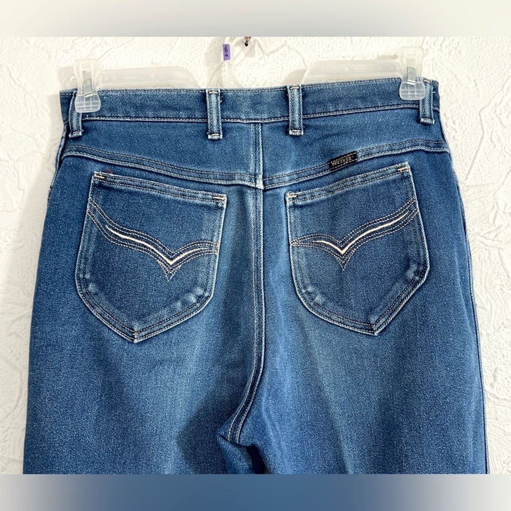 Wrangler VINTAGE Wrangler Jeans Womens 30x27 Straight Blue 14 Misses Regular Size 30 Womens Jeans Size 30" / US 8 / IT 44 - 6 Thumbnail