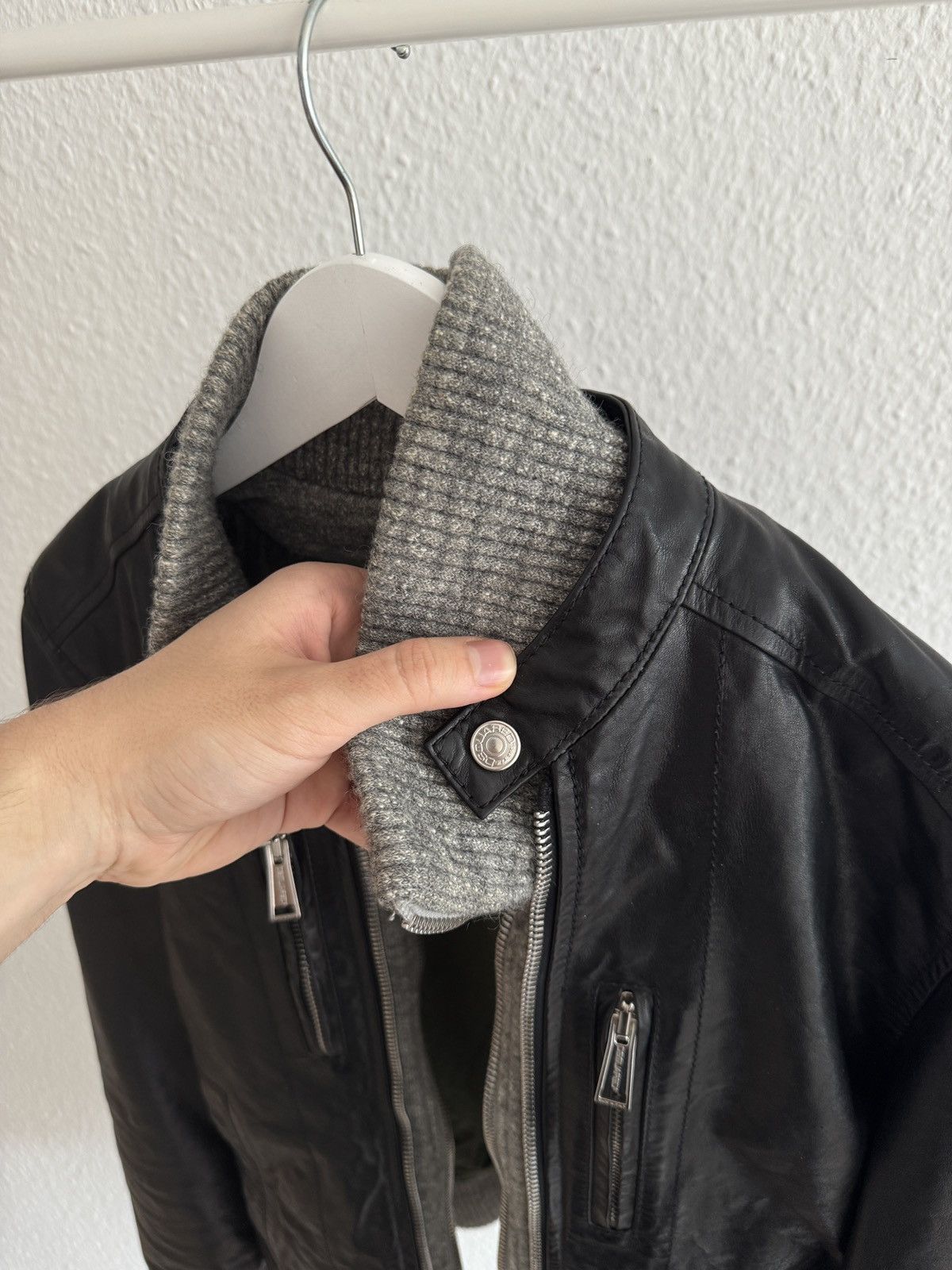 Dsquared2 Dsquared2 Double Layered Leather Jacket Size US M / EU 48-50 / 2 - 4 Thumbnail