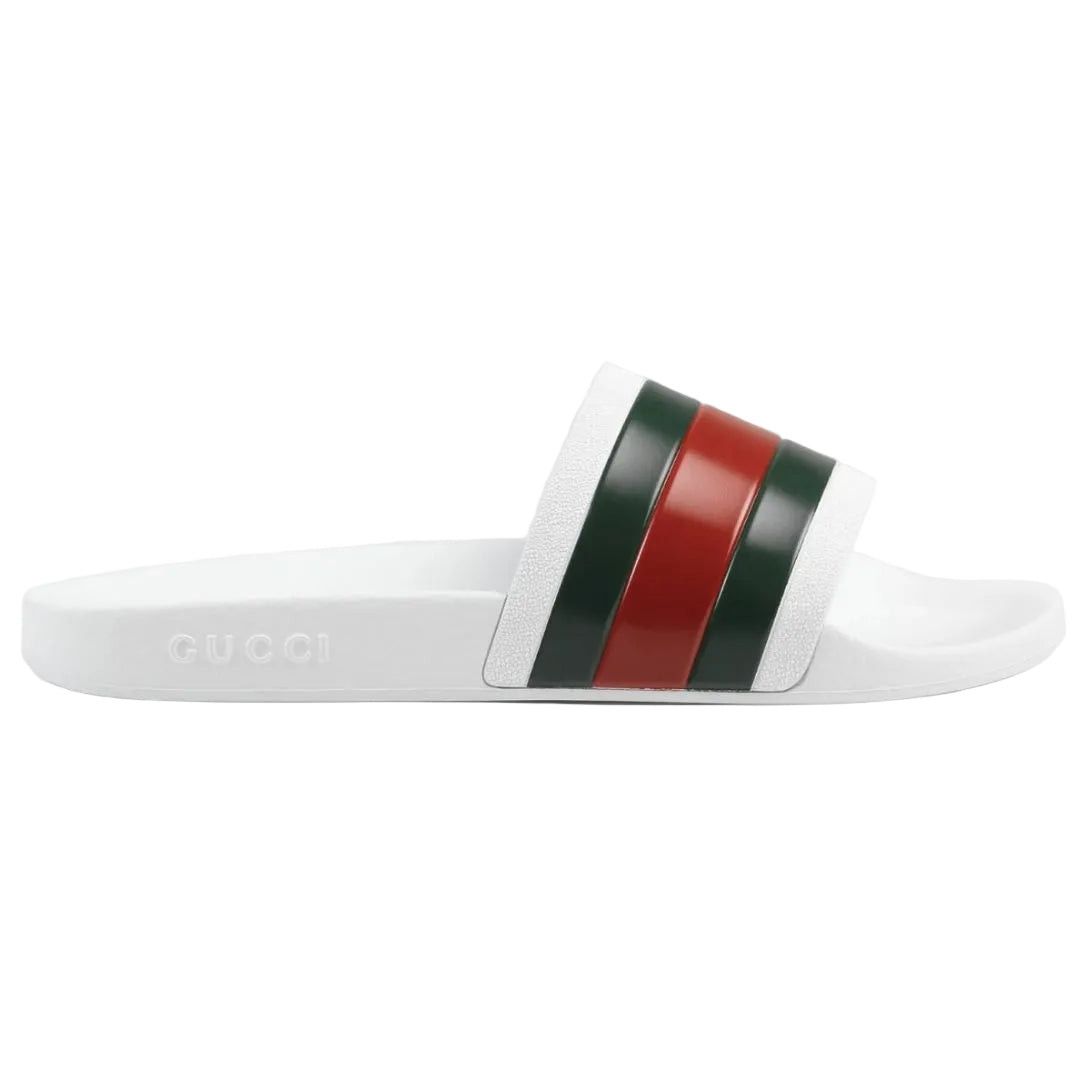 Gucci Gucci Pursuit Pool Slides White Size US 7 / EU 40 - 1 Thumbnail