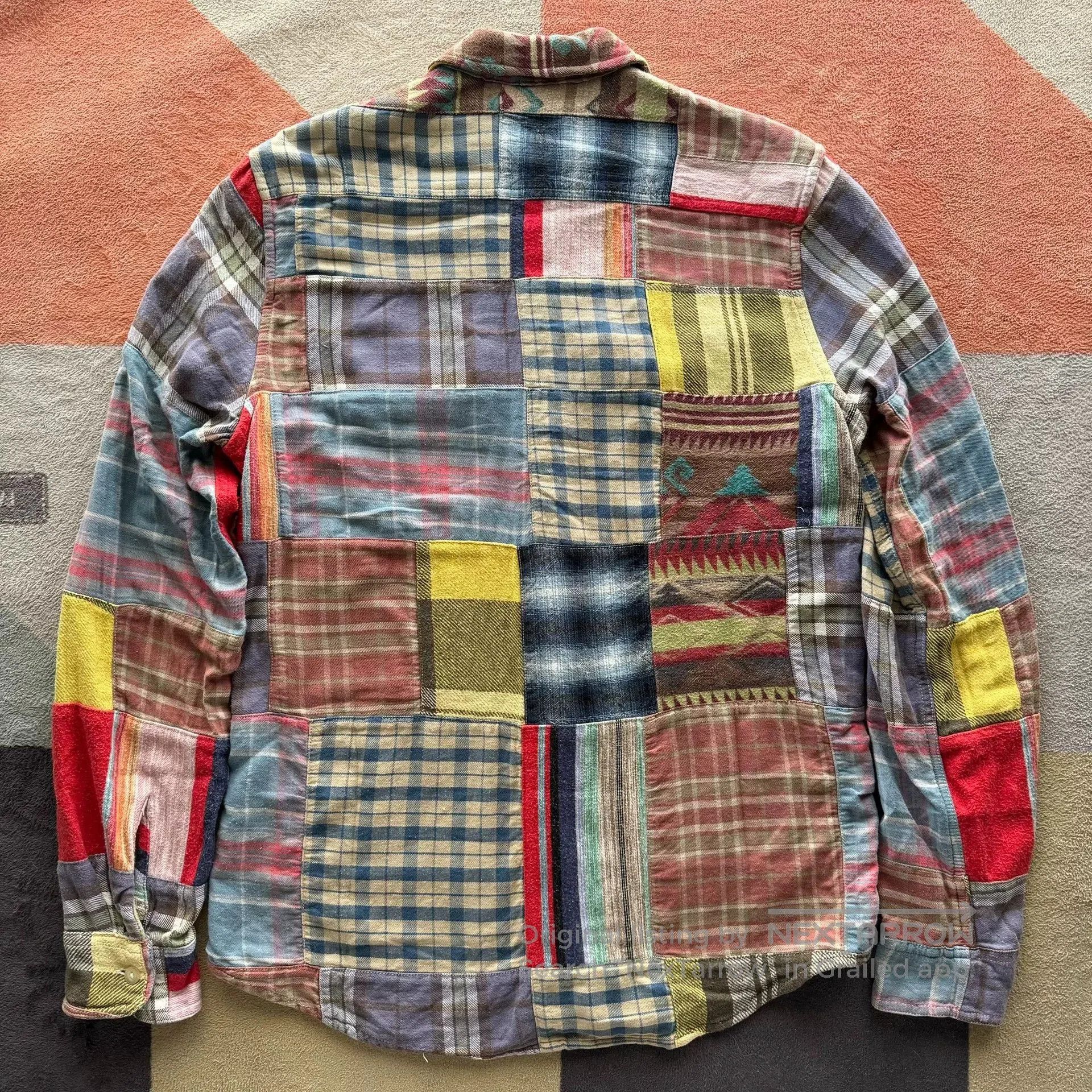 Denim & Supply Ralph Lauren Ralph Lauren Denim Supply Patchwork Shirt. Size US S / EU 44-46 / 1 - 2 Thumbnail