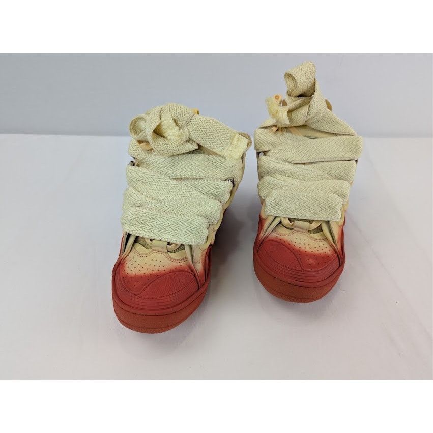 Lanvin o1rshd1 Curb Radiant Spray Effect Sneakers in Venus / Dune Size US 8 / EU 41 - 8 Thumbnail