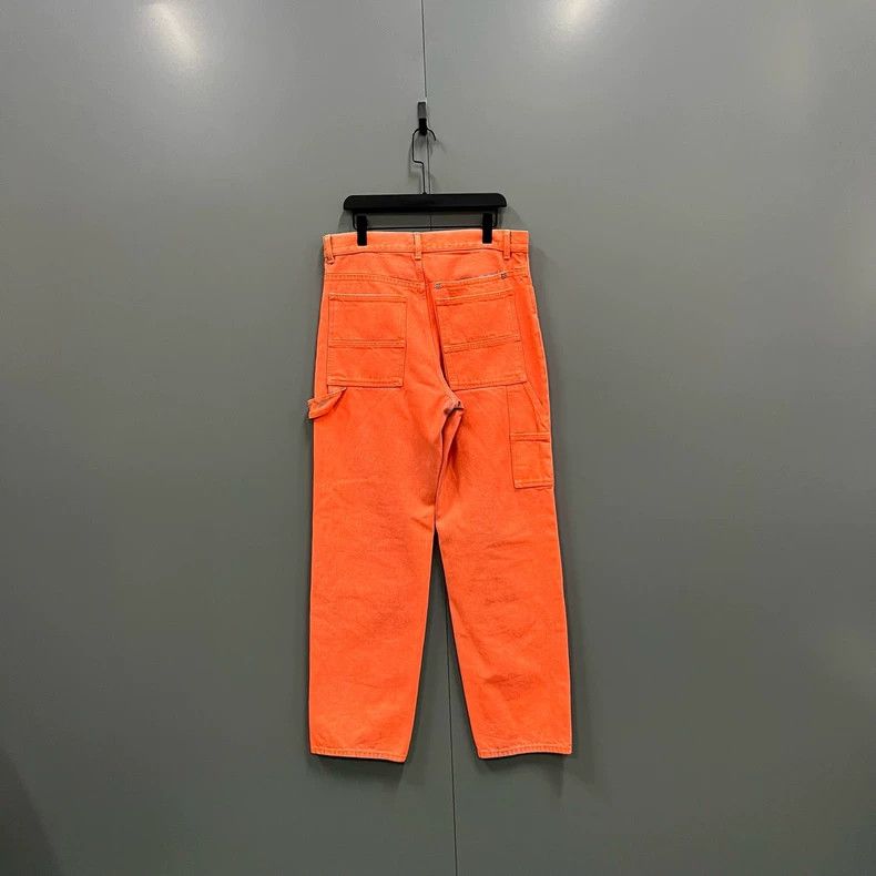 Givenchy Givenchy Orange pocket zipper straight leg pants size 30 / Size US 30 / EU 46 - 2 Thumbnail