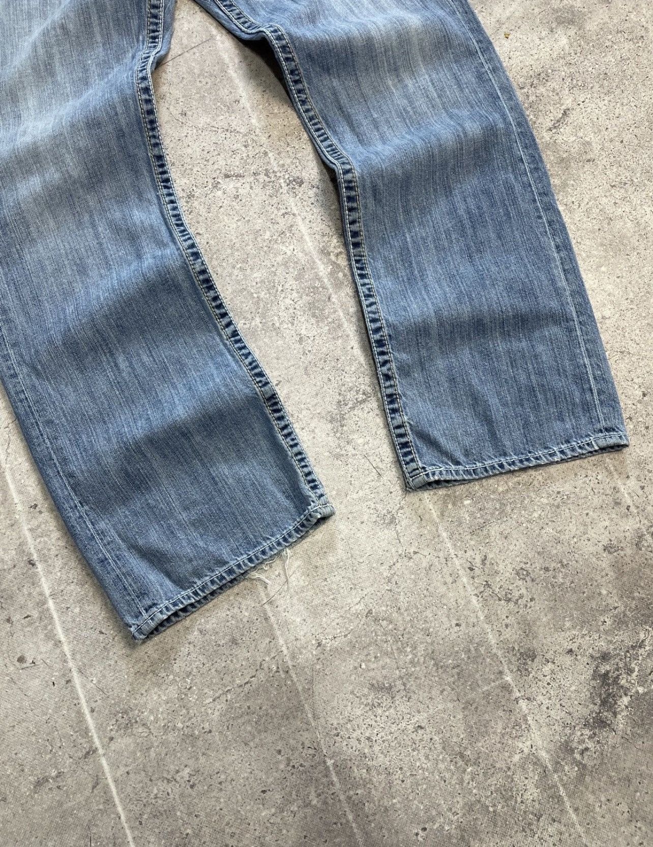True Religion Vintage Y2K Big Star Like True Religion Y2K Distressed Jeans Size US 36 / EU 52 - 16 Thumbnail