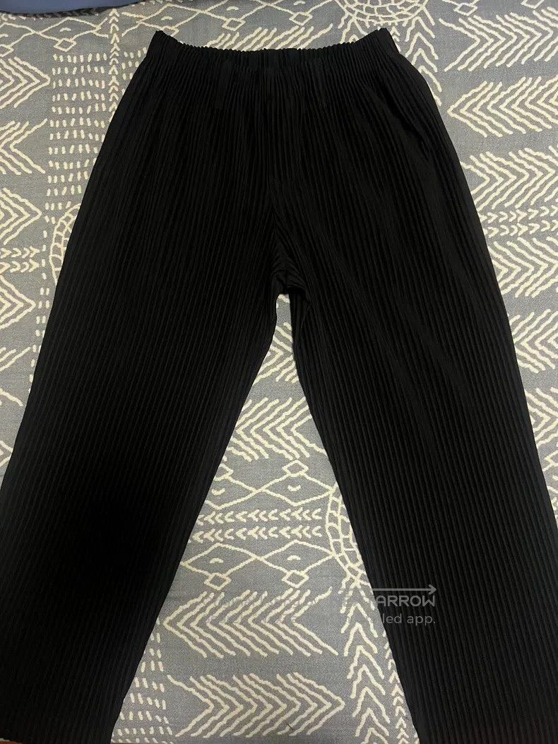 Issey Miyake Issey Miyake size:S Black Pleated Casual Pants Size 22" - 1 Thumbnail