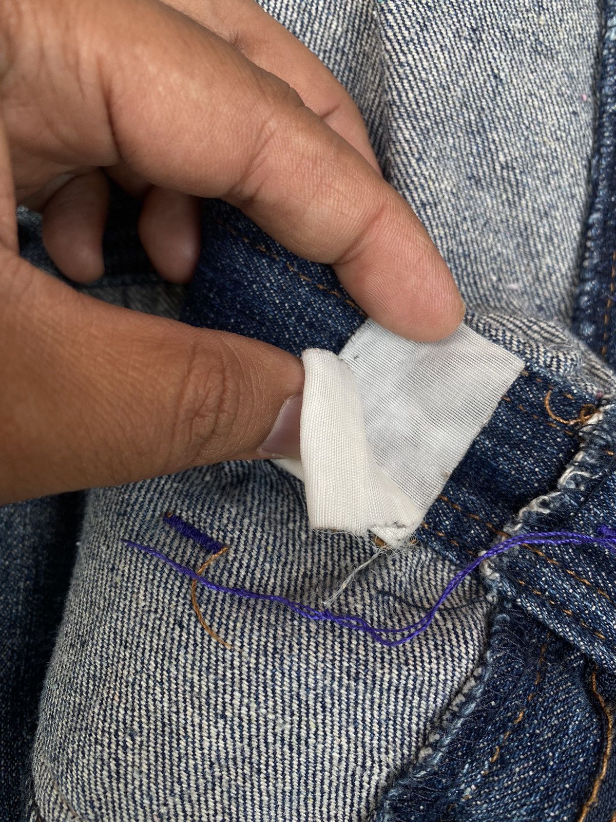 Issey Miyake × Japanese Brand Vintage Jungle Storm Indigo Coverall. #E8 Size US 32 / EU 48 - 9 Thumbnail