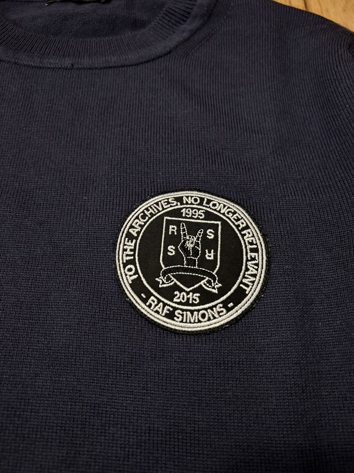 Raf Simons Raf Simons AW15 Wool College Knit Sweater Size US S / EU 44-46 / 1 - 2 Thumbnail