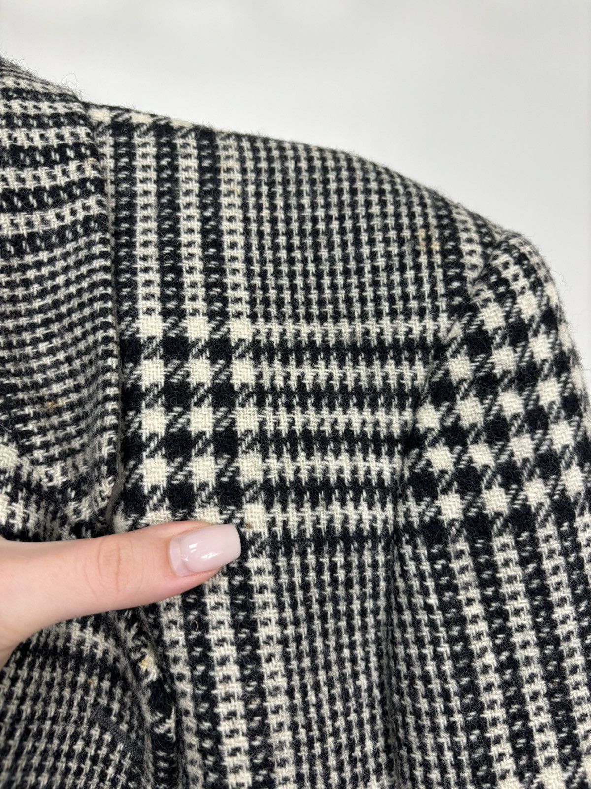 Trussardi Vintage Trussardi Men’s Tartan Check Wool Blazer Jacket Size 42R - 14 Thumbnail