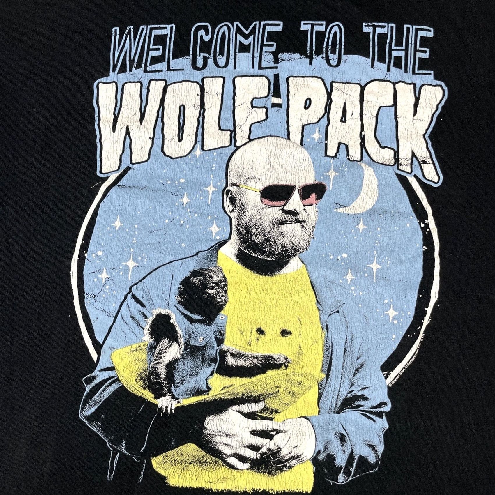 Vintage VINTAGE The Hangover TShirt Adult Large Black Wolf Pack Short Movie Tee Distressed TV L* Size US L / EU 52-54 / 3 - 3 Thumbnail