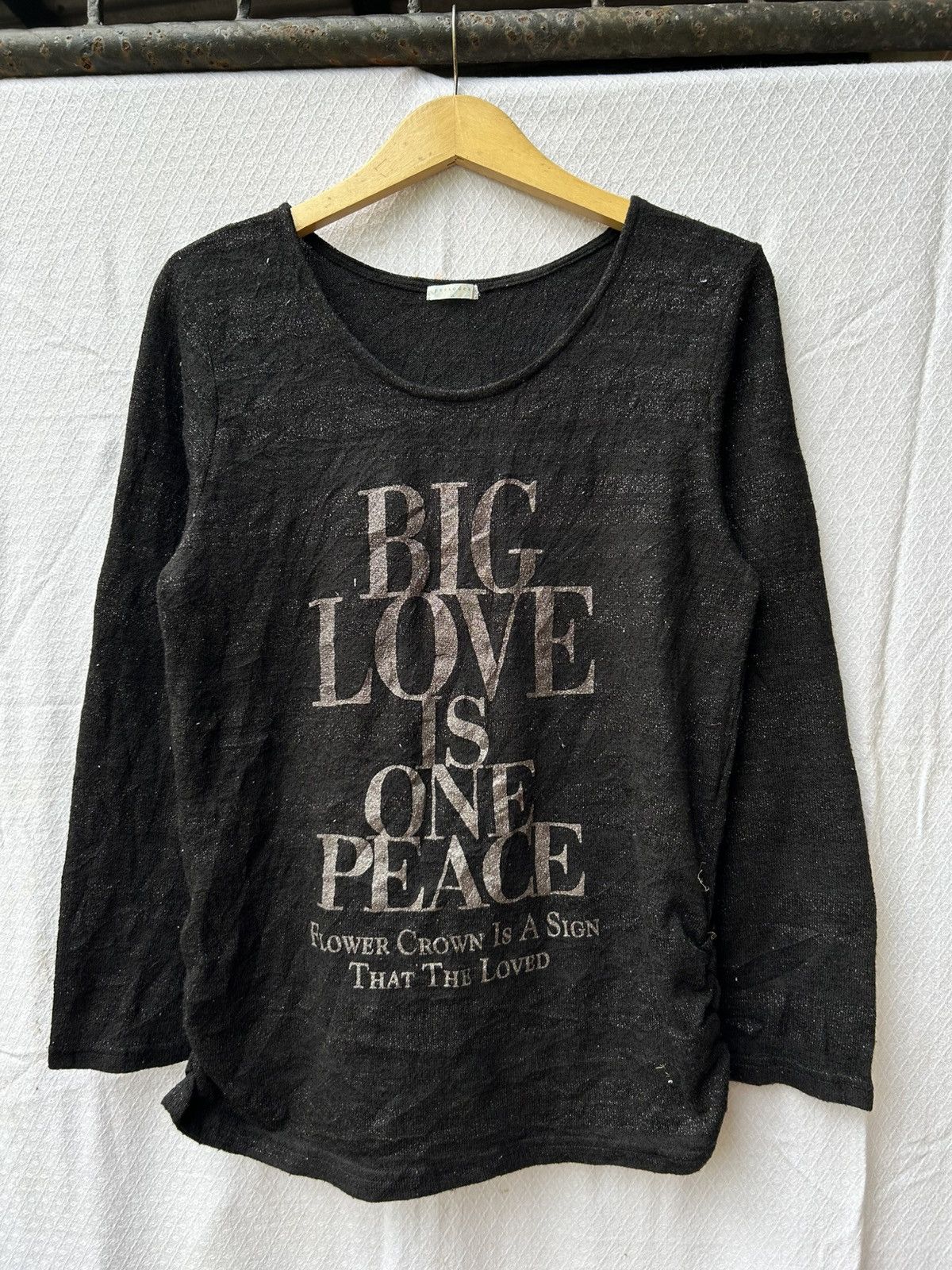 20471120 × Beauty Beast × Japanese Brand Persodea japanese style knit poem glitter longsleeve Size US M / EU 48-50 / 2 - 1 Thumbnail