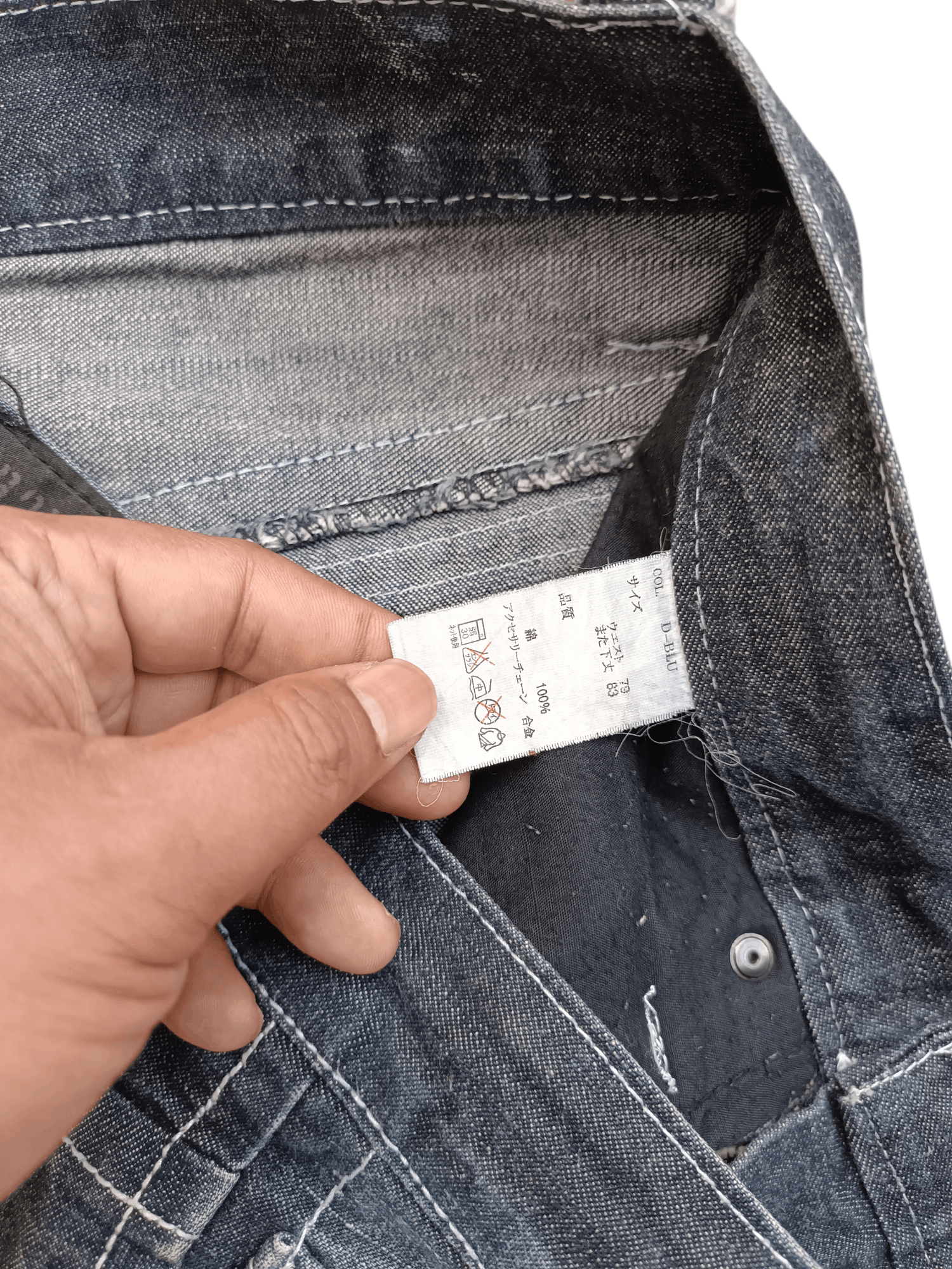 Japanese Brand RARE 🇯🇵 LOWBOX 🇯🇵 Seditionaries Acid Wash Whiskers Jeans Size US 30 / EU 46 - 11 Thumbnail