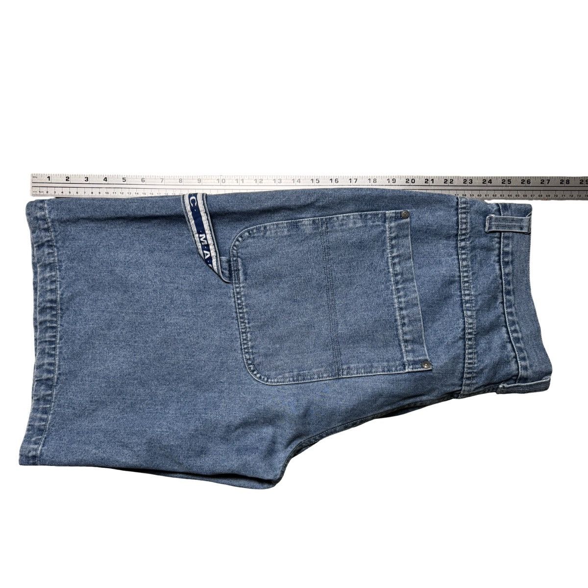Other VTG Y2K MAC Sport Blue Denim Skater Jean Shorts Baggy 38 Size US 38 / EU 54 - 8 Thumbnail