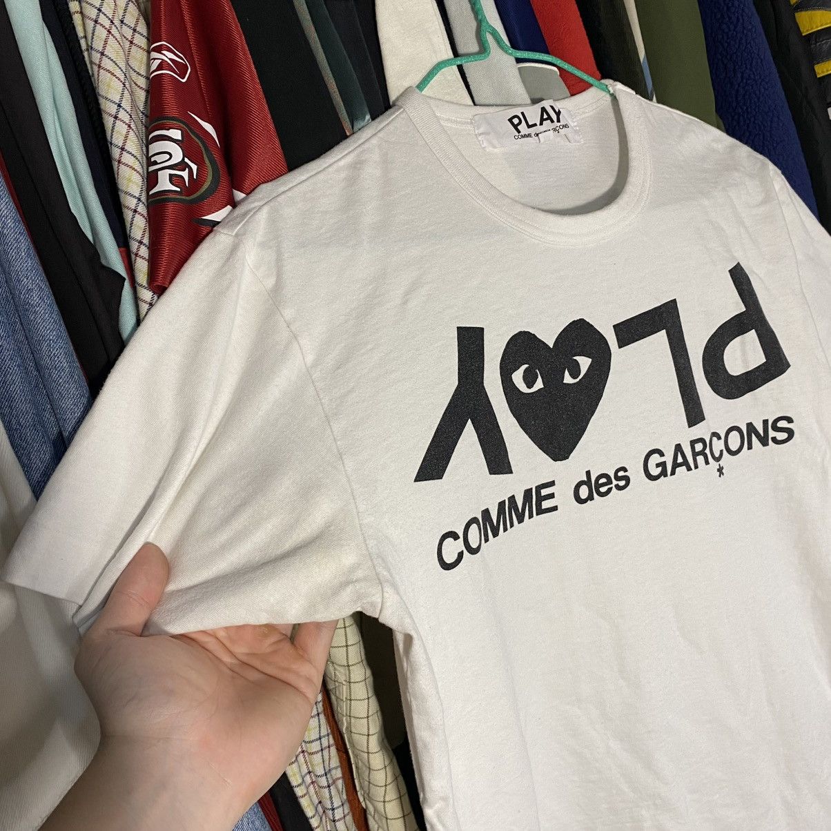 Comme des Garcons VINTAGE COMME DES GARSONS TEE FRONT BIG LOGO Size US M / EU 48-50 / 2 - 3 Thumbnail