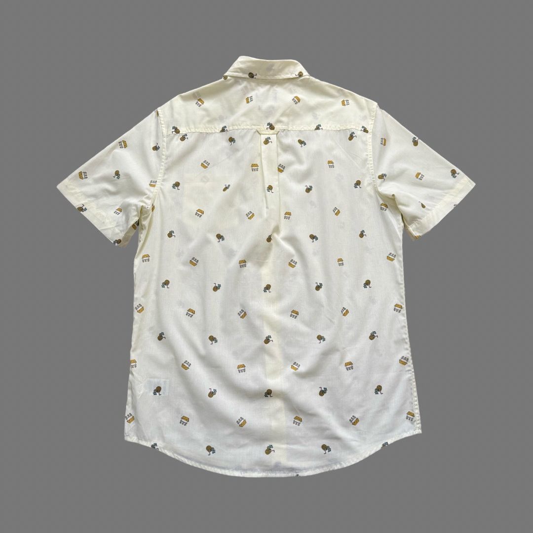 Chaps Chaps Yellow Patterned Button Collar Easy Care Size M NWT Size US M / EU 48-50 / 2 - 7 Thumbnail