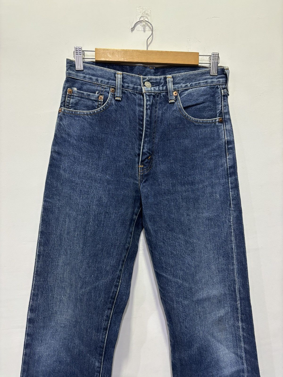 Levi's Vintage Levis 502 Big E Selvedge Jeans Size US 30 / EU 46 - 2 Thumbnail