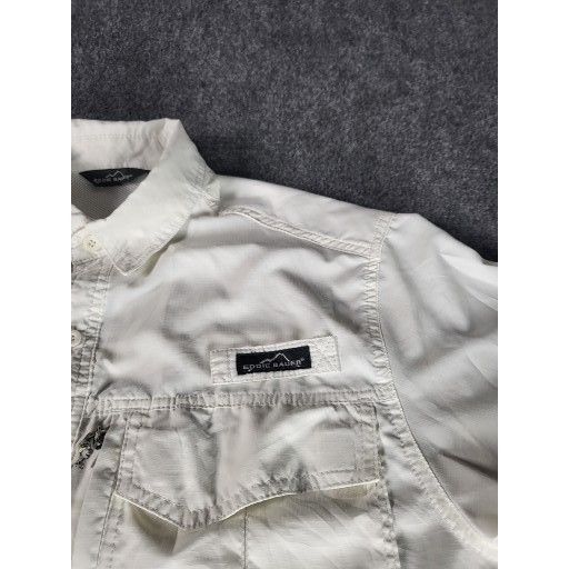 Eddie Bauer Eddie Bauer Vented Fishing Shirt Men Sz M White Johnny Trigg Size US M / EU 48-50 / 2 - 3 Thumbnail
