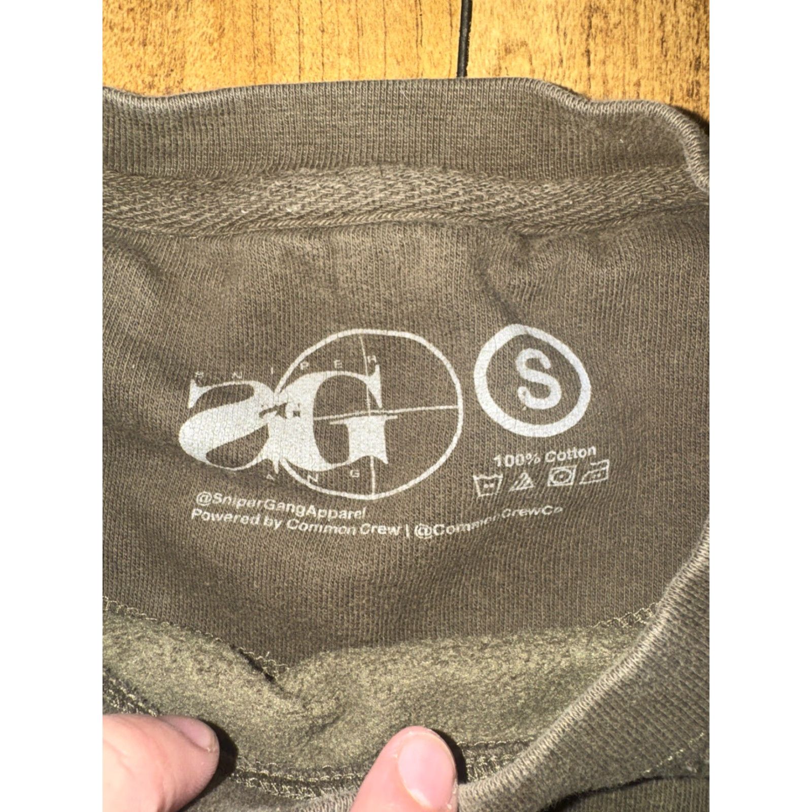 Vintage Kodak Black Sniper Gang Sweatshirt SG Olive Green Crewneck S Men Graphic Print Cotton Pullover All Seasons 1900s? Size US S / EU 44-46 / 1 - 6 Thumbnail