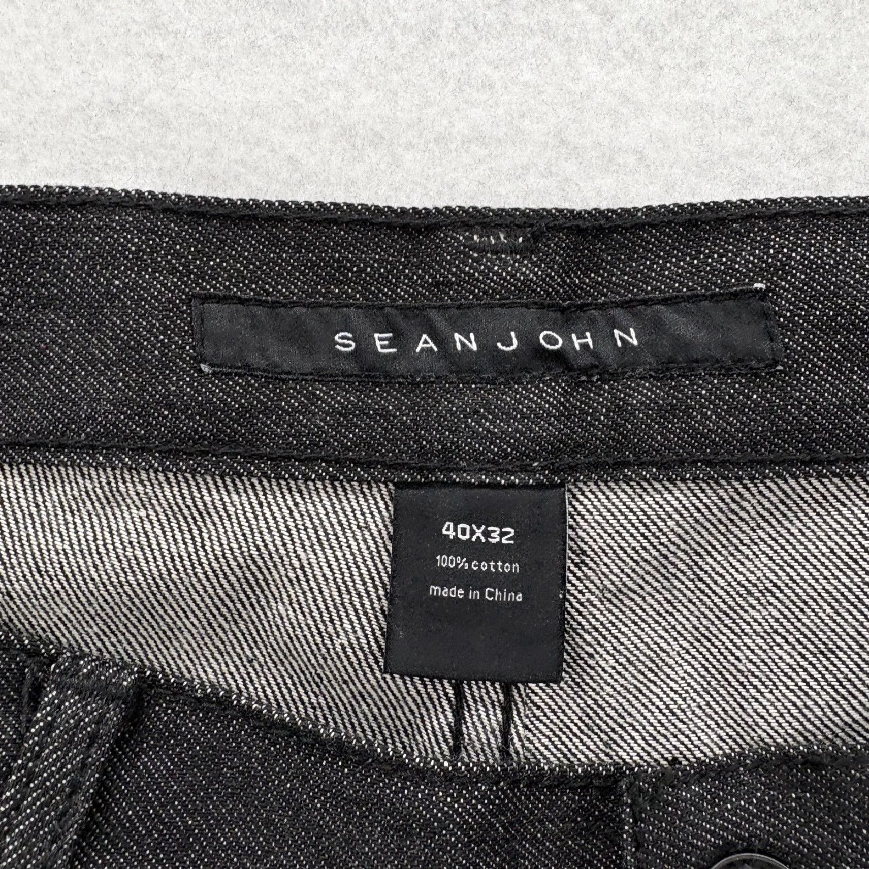 Sean John VINTAGE Sean John Jeans Mens 40x32 Black Hamilton Straight Leg Denim Hip Hop 90s Mens Jeans Size US 40 / EU 56 - 4 Thumbnail