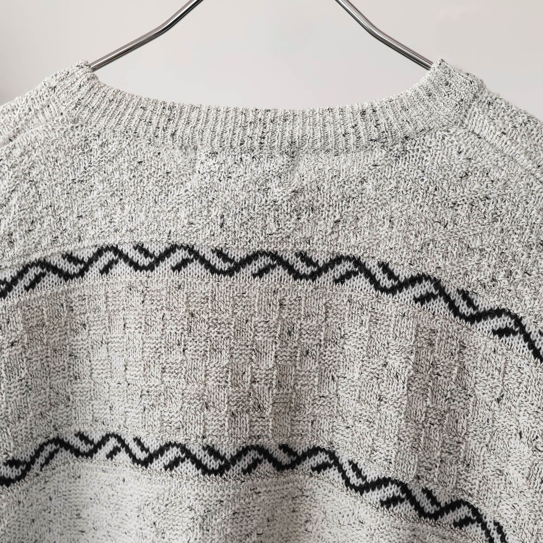 Vintage Vintage Knitted TomTom Style Surfer Crewneck Sweater Size US L / EU 52-54 / 3 - 7 Thumbnail
