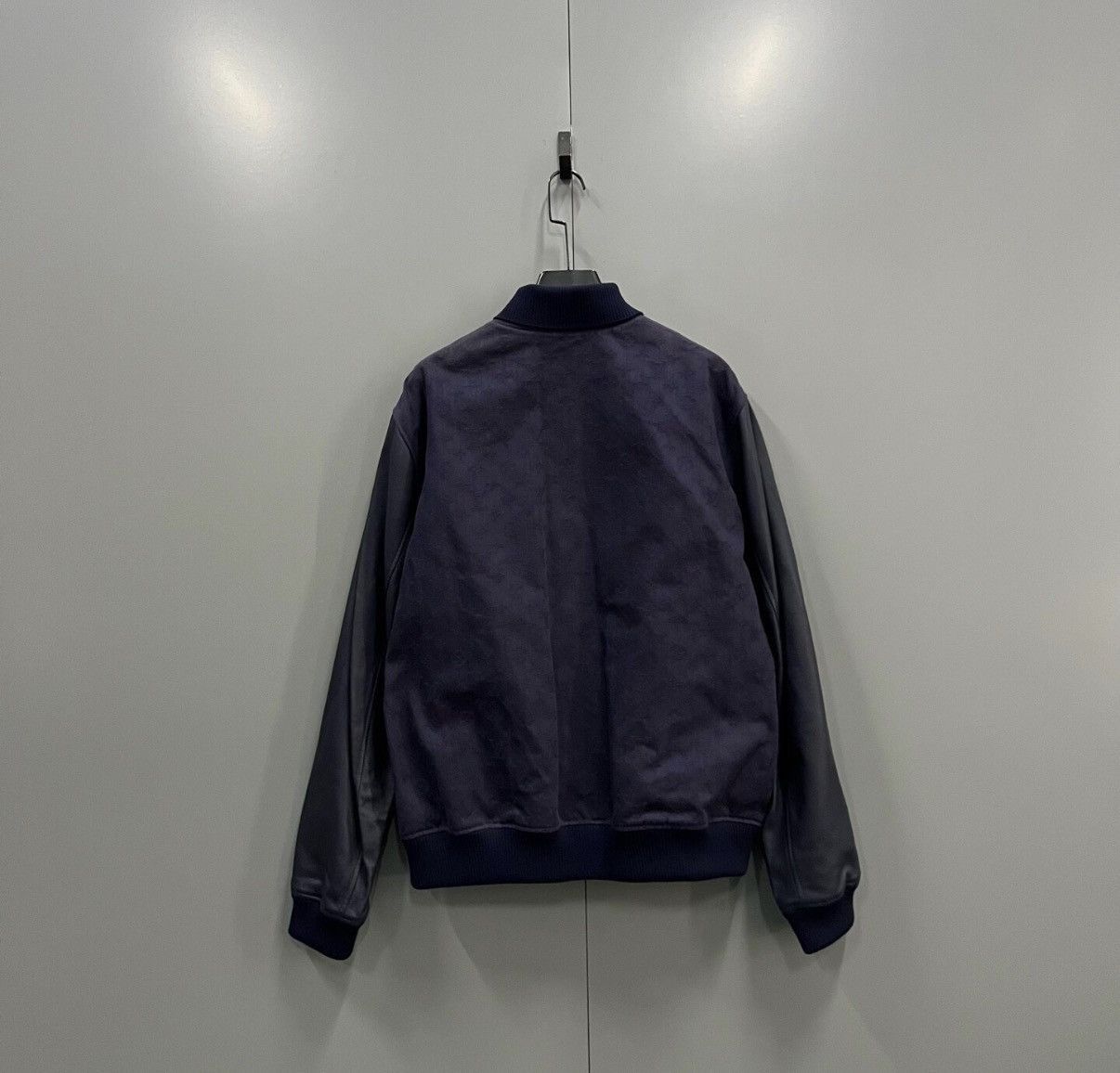 Louis Vuitton Blue XL er Jacket with Leather Sleeves Size US XL / EU 56 / 4 - 2 Thumbnail
