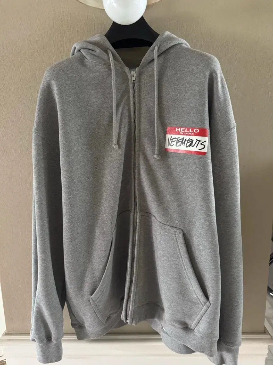 Vetements Vetements My Name Is Zip Hoodie Size US S / EU 44-46 / 1 - 1 Thumbnail