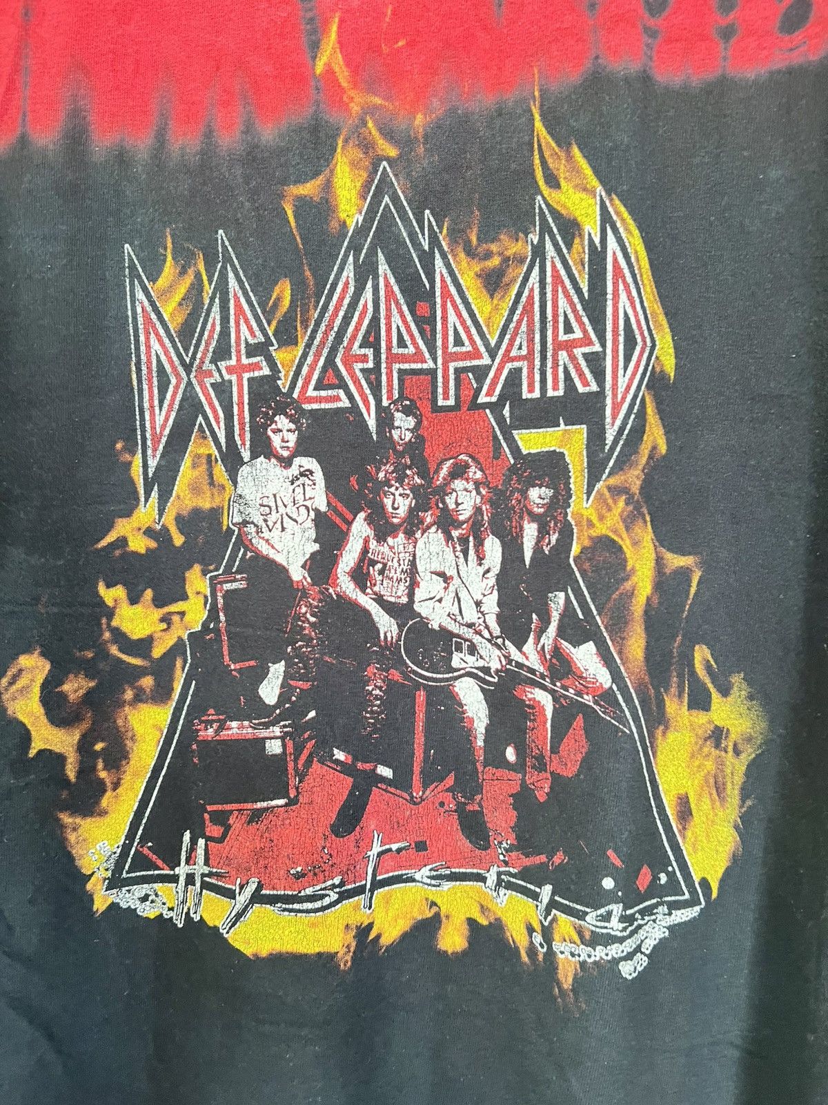 Band Tees × Def Leppard Vintage Band Def Leppard Tie Dye Size US M / EU 48-50 / 2 - 4 Thumbnail