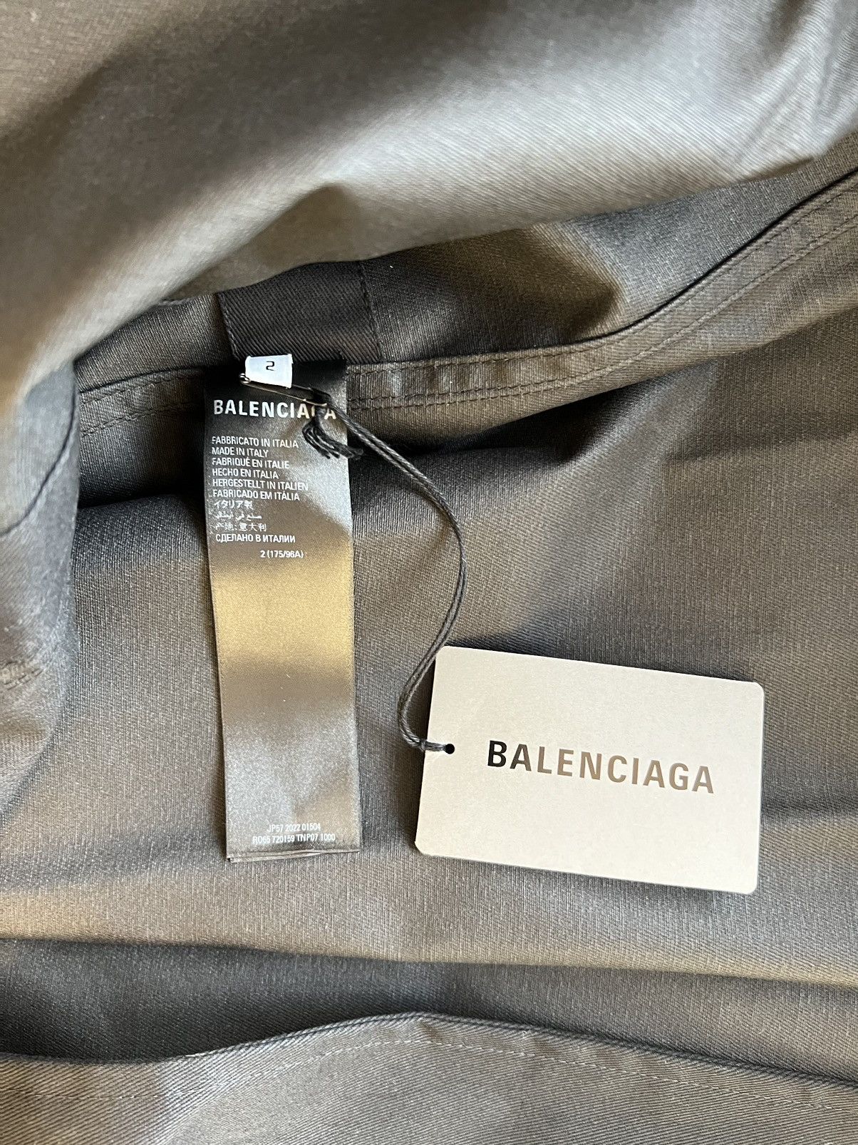 Balenciaga Balenciaga Long-Sleeved Cargo Jacket Size US M / EU 48-50 / 2 - 13 Thumbnail