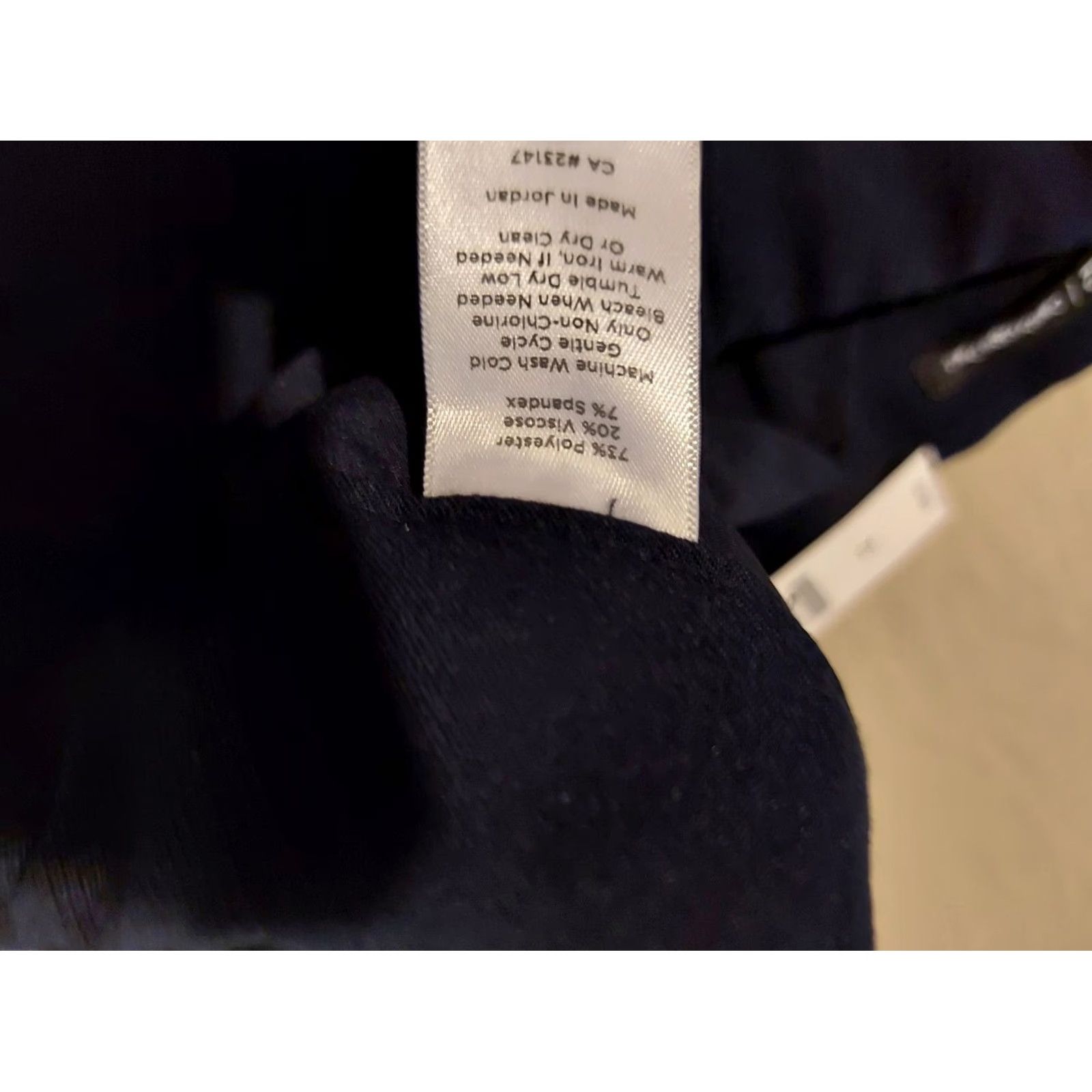 Talbots Talbots Dress Pants 12 Black Women Pants Slim Chino Trouser Slacks Size 34" / US 12 / IT 48 - 7 Thumbnail